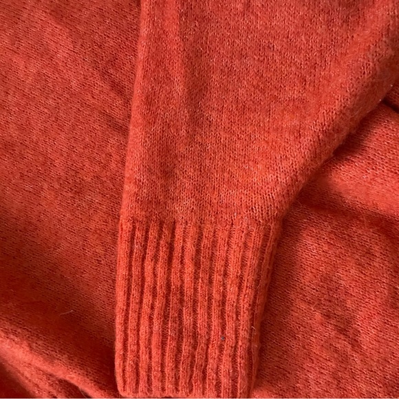 Ichi brand orange wool blend sweater - Picture 5 of 5
